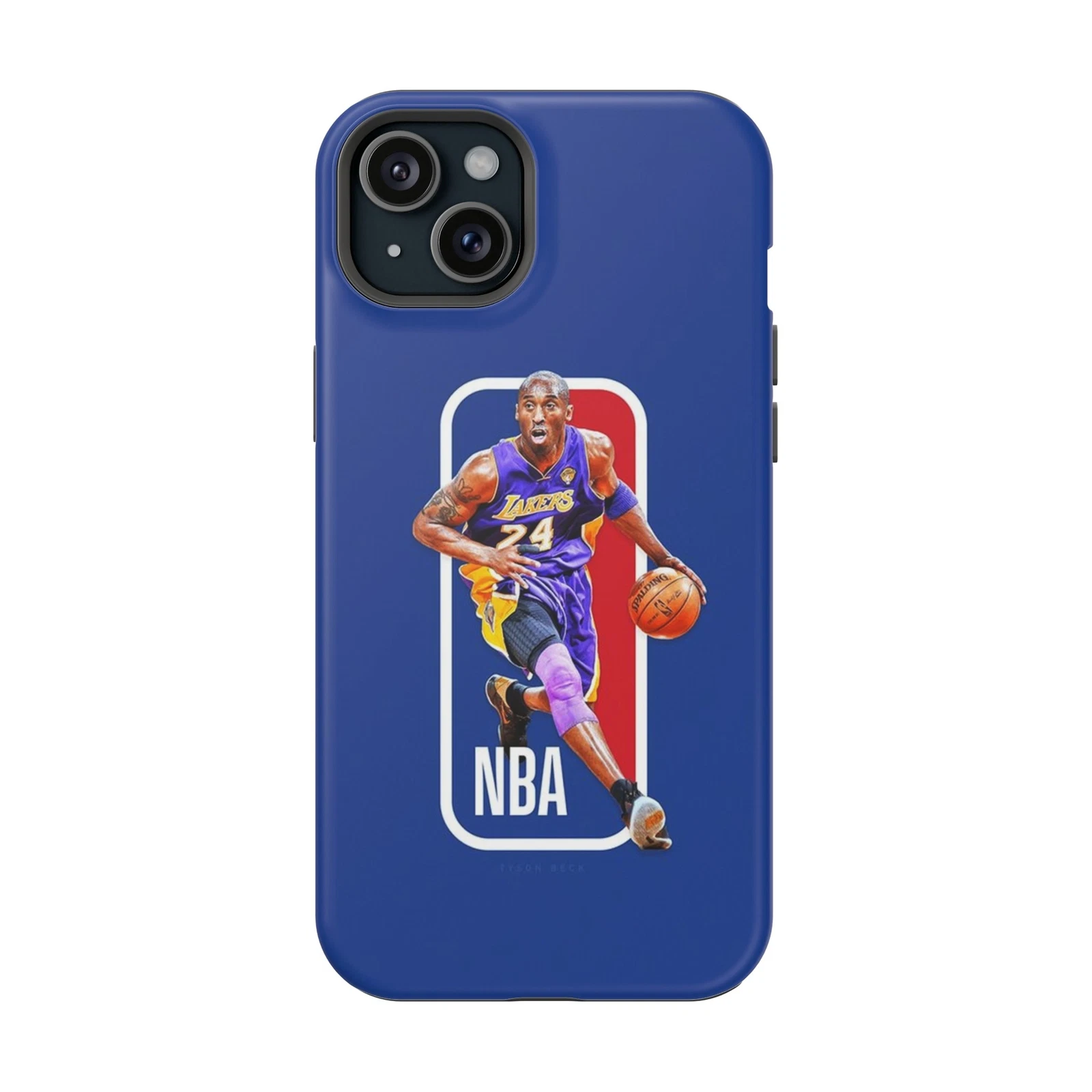 Kobe Bryant NBA Logo, Black Mamba Phone Case