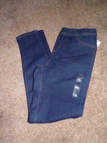 Nuevo Juniors Chicas BONGO Tire de JEGGING PANTALONES Azul Jean Talla L  Jeggings | eBay
