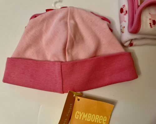 NWT/EEUC Infants 3-6 mo Gymboree BARNYARD CUTIES Cotton Pink PIG Blanket & Hat - Picture 4 of 5