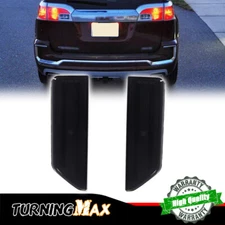 Smoked Rear Bumper Reflector Driver and Passenger Pair For 2016 2017 GMC Terrain