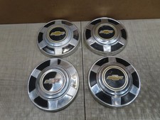 4 Vtg 1973-86 Chevy 34 1 Ton Truck 12 Dog Dish Poverty Hubcap Ss C20 C30