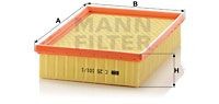 Mann-Filter C25101/1 Luftfilter FüR CitroËN Peugeot