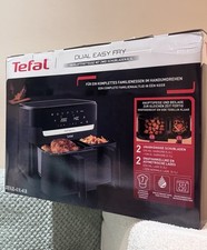 Tefal Dual Easy Fry XXL Air Fryer 8.3L | Dual Zone | 7 Programs | Black