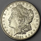 1881 S San Fransico Mint Morgan Dollar $1 Old US 90% Silver Coin