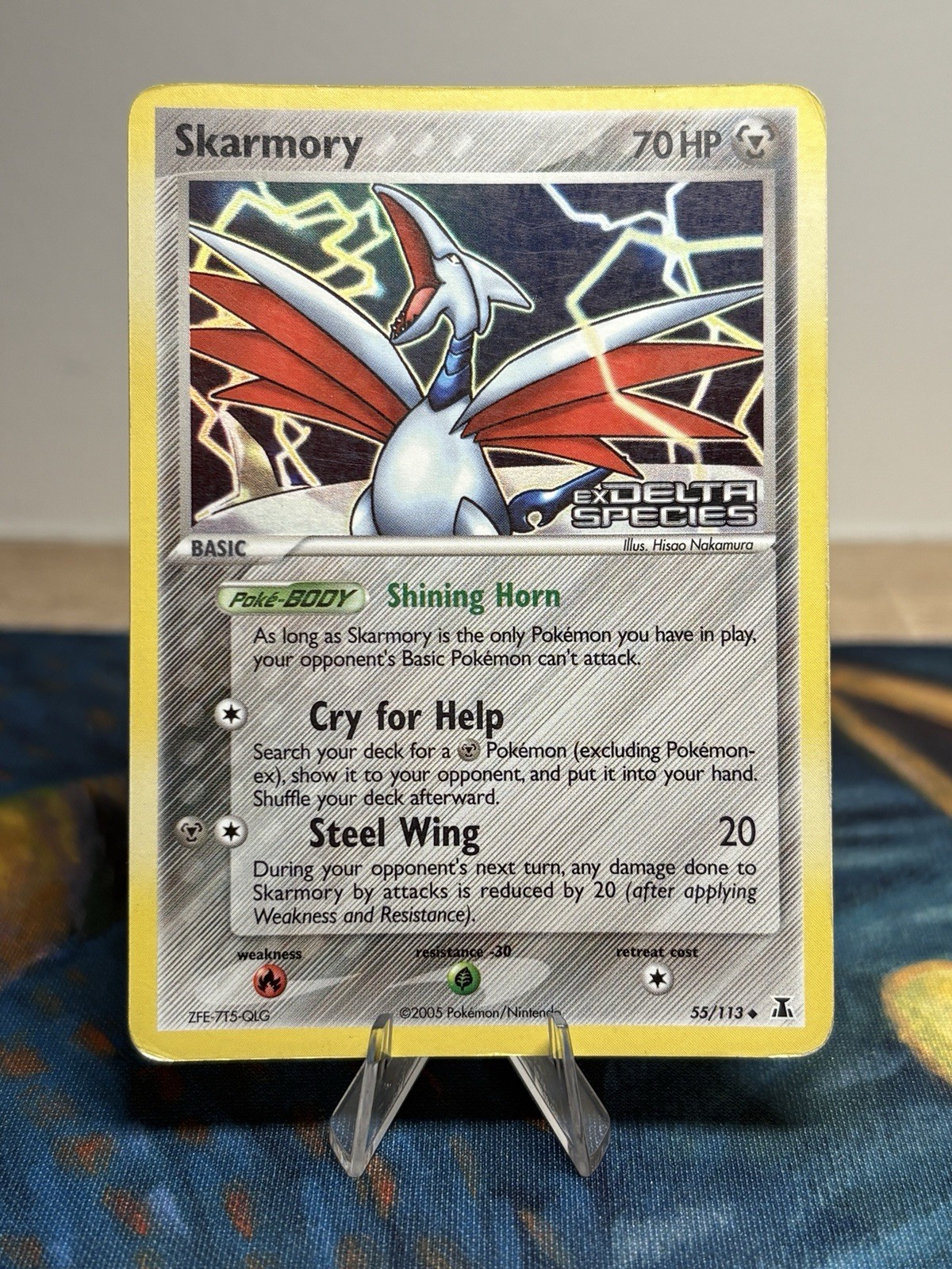 Skarmory 55/113 Ex Delta Species Reverse Holo Stamped Pokemon TCG Card
