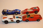 4 Vintage 1970's Matchbox Cars LAMBORGHINI / BLUE SHARK / PANTERA / FANDANGO