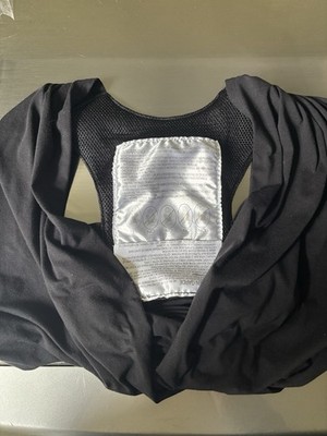 JJ Cole Agility Flex Stretch Infant Carrier Sz M (8-35 Lbs) Black, With Sash