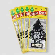 Little Trees Air Freshener - Black Ice (Pack of 5)