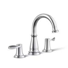 KOHLER Bellera 8 in. Widespread Double-Handle Bathroom Faucet in Polished Chrome