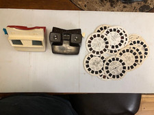 2 Vintage Viewmaster Viewers Sawyers and GAF with 16 Reels Read Below