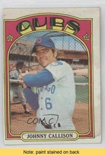 1972 Topps Johnny Callison #364 READ 0j0
