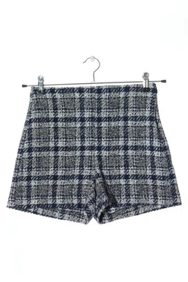 ZARA Short moulant Dames Pantalon court T EU 34 bleu-blanc style décontracté - Photo 1/4