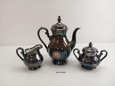 Kaffeekern Rosenthal Kanne Zuckerdose Milchkanne 1000 Versilberung 1930 #2513105