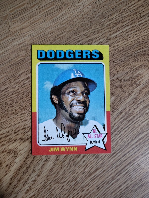 1975 Topps - JIM WYNN- #570- Los Angeles Dodgers - NL ALL STAR ⭐⭐- VG-EX+ 🔥🔥