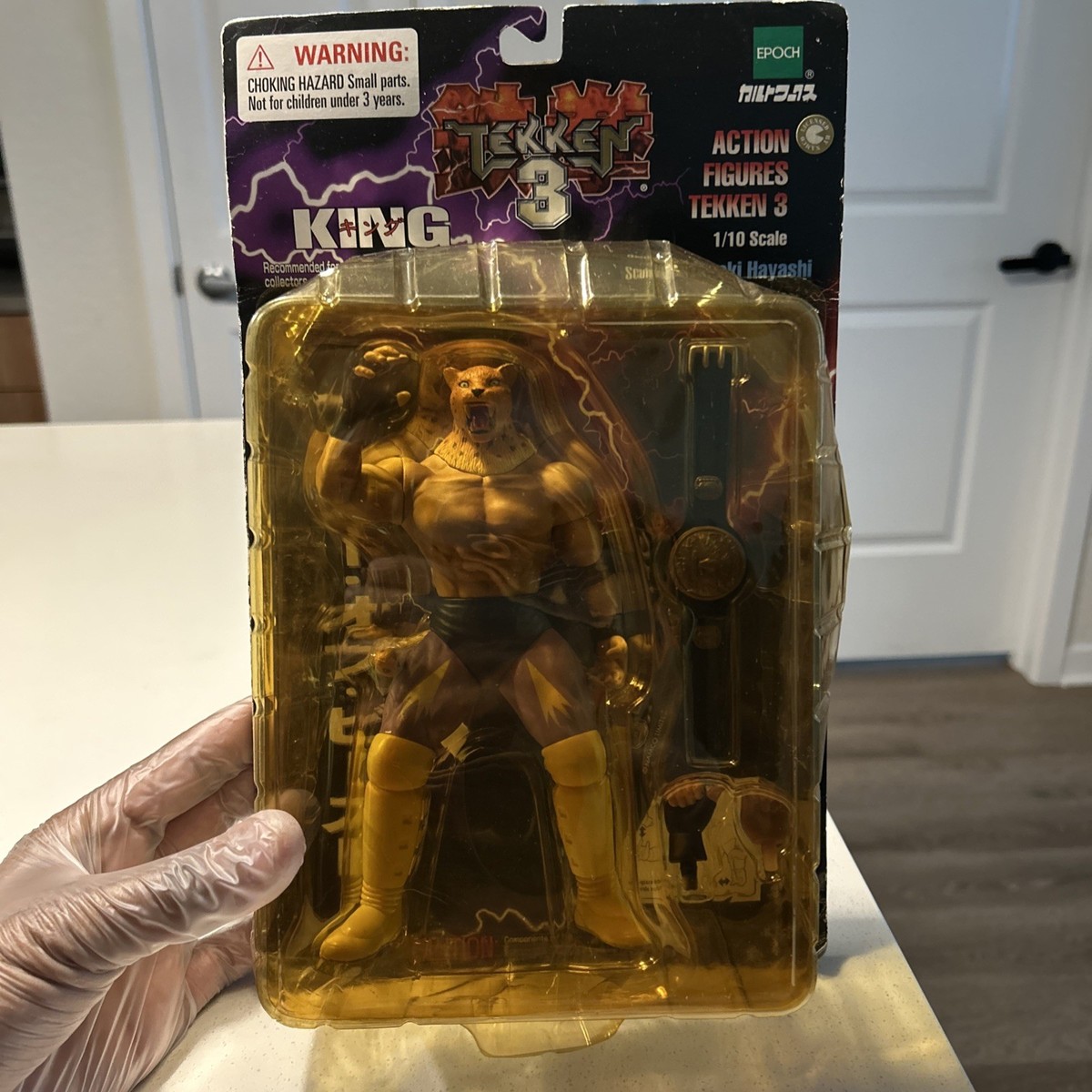 NEW SEALED TEKKEN 3 KING Action Figure 2000 EPOCH RARE 1/10 Scale