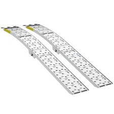 7.5FT Heavy Duty Aluminum Folding Loading Ramps for Pickup Trucks, 1500LB
