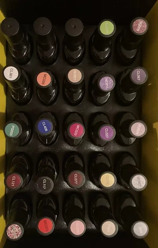 Lagunamoon 25pcs Gel Nail Polish Set Variety Rainbow Colours No Wipe Top Coat - Picture 14 of 14