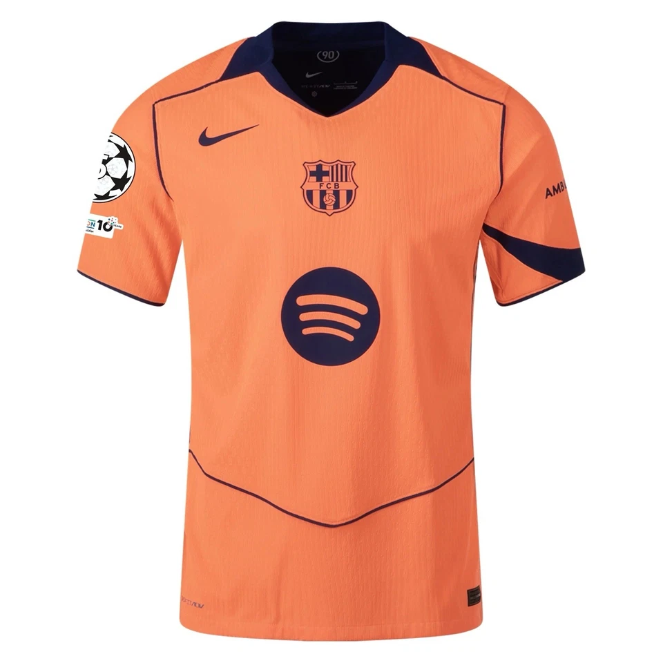 Camiseta Nike Barcelona Lamine Yamal 25/36 Tercera Talla XL Versión Jugador Parche UCL Foto 2 de 2
