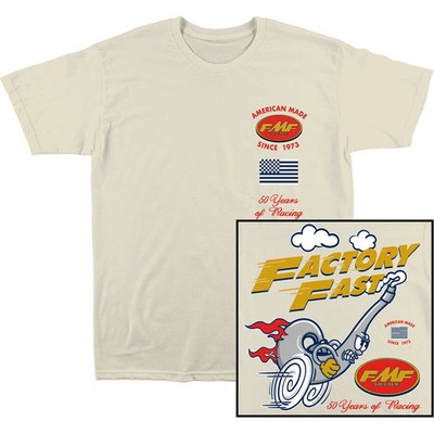 FMF Factory Faster T-Shirt - Natural, X-Large HO25118901-NAT-XL