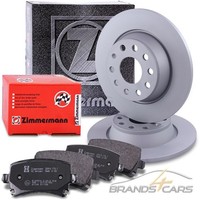 Zimmermann Bremsscheiben + BelÄGe Hinten FÜR Skoda Octavia 1Z 04-13