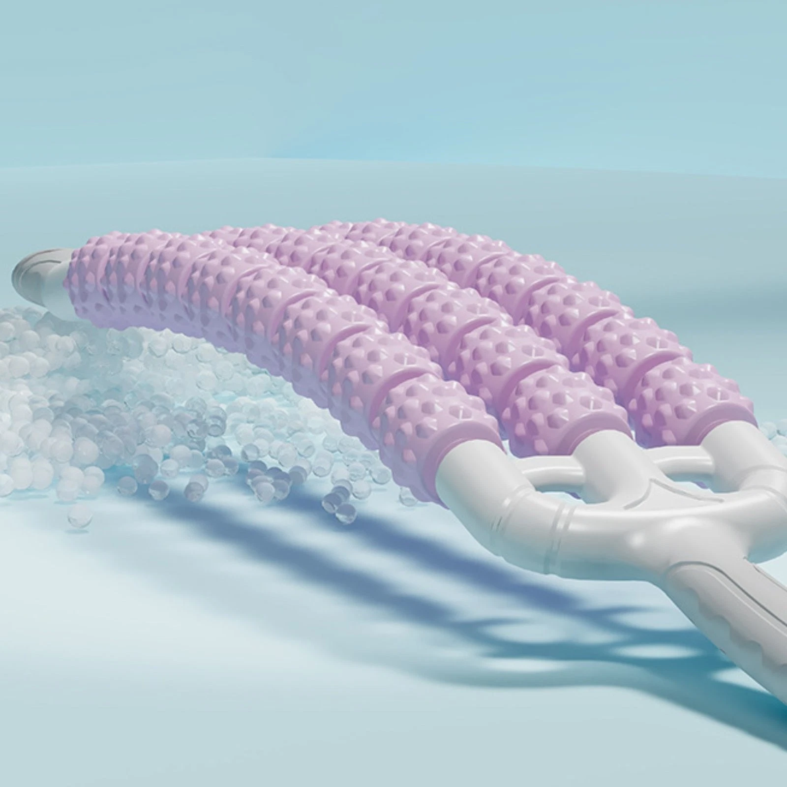 Bendable Muscle Massager Stick Ergonomic 3-Row Spiky Massager Sustainable
Opens in a new window or t