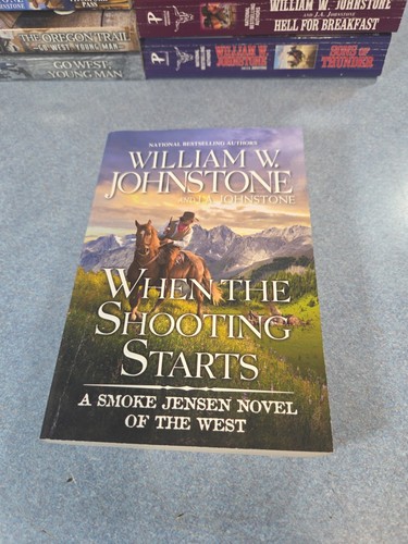 Lot Of 17 WILLIAM W JOHNSTONE Western Books Paperbacks Cowboy Westerns - Picture 5 of 18