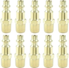 10 Pcs 1/4-Inch NPT Male Air Hose Quick Connect Adapter - Air Compressor Fitting