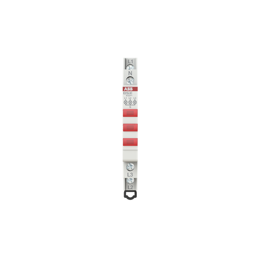 Abb Stotz S&J Rot Leuchtmelder E219-3C 2Cca703900r0001 - Bild 2