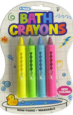 Bath Crayons lot of 4 non toxic washable 4 pack bath toy multicolor drawing