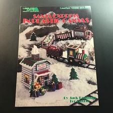 Santa Express Plastic Canvas Jack Leafman 1991 Christmas Craft Pattern