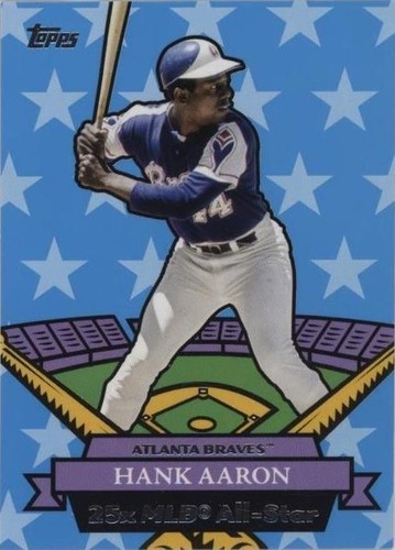 Hank Aaron 2025 Topps Archives 2007 All-Star Insert Braves HOF