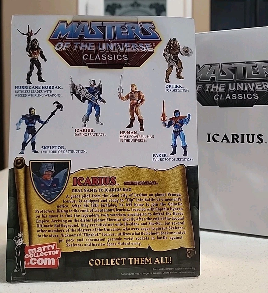 Mattel Masters Of The Universe Classics Icarius MOTUC MISB - Image 4 of 4