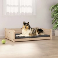 Hundebett Massivholz Kiefer Stabil 95,5X65,5X28 Cm FüR GroßE Hunde