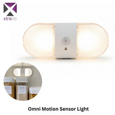 Wireless Motion Sensor Light Battery Powered Stick-On LED Wall Lamp Omni