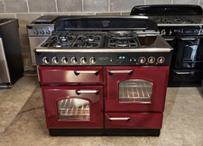 Refurb Rangemaster Classic 110cm Dual Fuel RANGE COOKER Claret & Gold (6M20)