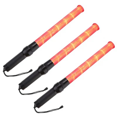 Pour 21" Baguettes LED 3 Pièces 2 Modes Clignotants Rouge - Photo 1/4
