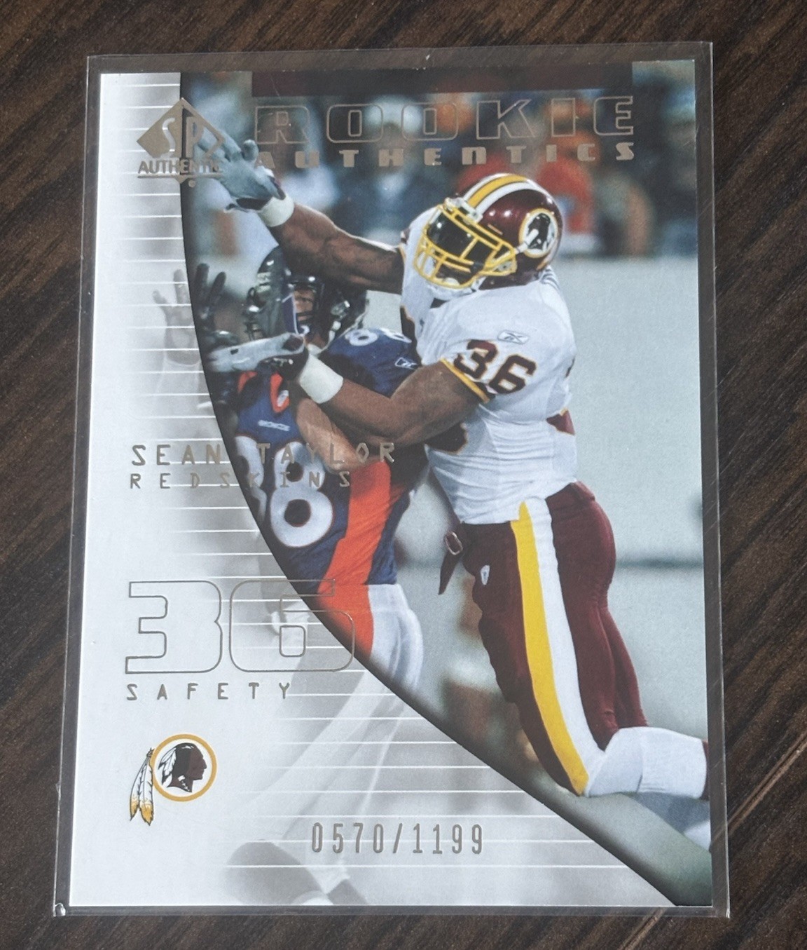 2004 SP Authentic - Rookie Authentics Sean Taylor #148 /1199 (RC)