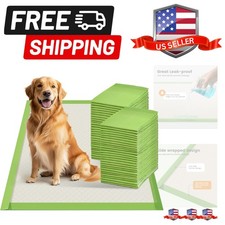 Dog Pee Pads Extra Large 28"x34", XL Thicker ECO Green Disposable Puppy Train...