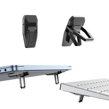 Alloy Computer Keyboard Stand for Desk, Foldable Keyboard Riser with 2 Angle ...
