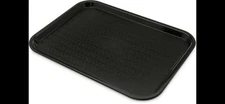 24pk CFS Cafe Plastic Fast Food Tray, 12 " x 16", Slate