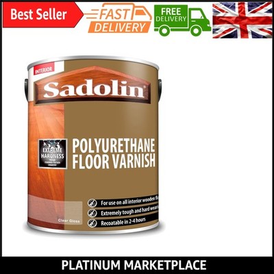 Polyurethan Bodenlack 5L | Hochglanzlack | Langlebig, schnelltrocknend & geradlinig...