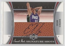 2006-07 Upper Deck Sweet Shot Signature Shots Leather Ersan Ilyasova Auto 2r7