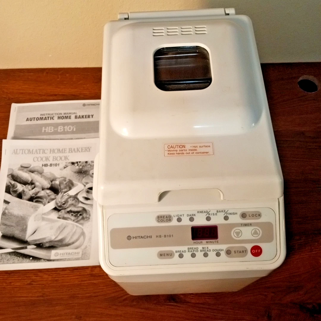 RARE Vintage Hitachi HB-B101 Automatic Home Bread Maker – Tested & Working!