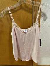 NWT PINK SEPIA CAMISOLE LACE TRIM WOMENS XSMALL  MELROSE and MARKET