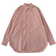 Margaret Howell Cotton Poplin Tack Top Size M Red