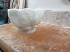 Vintage Westmoreland White Milk Glass Grapevine Fruit Cocktail Bowl 4" x 3"