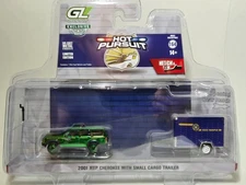 Greenlight 1/64th New York State Police with Cargo Trailer GREEN MACHINE