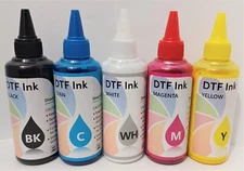DTF Ink for Epson Printer, Digital Transfer Film 100ml bottles first quality