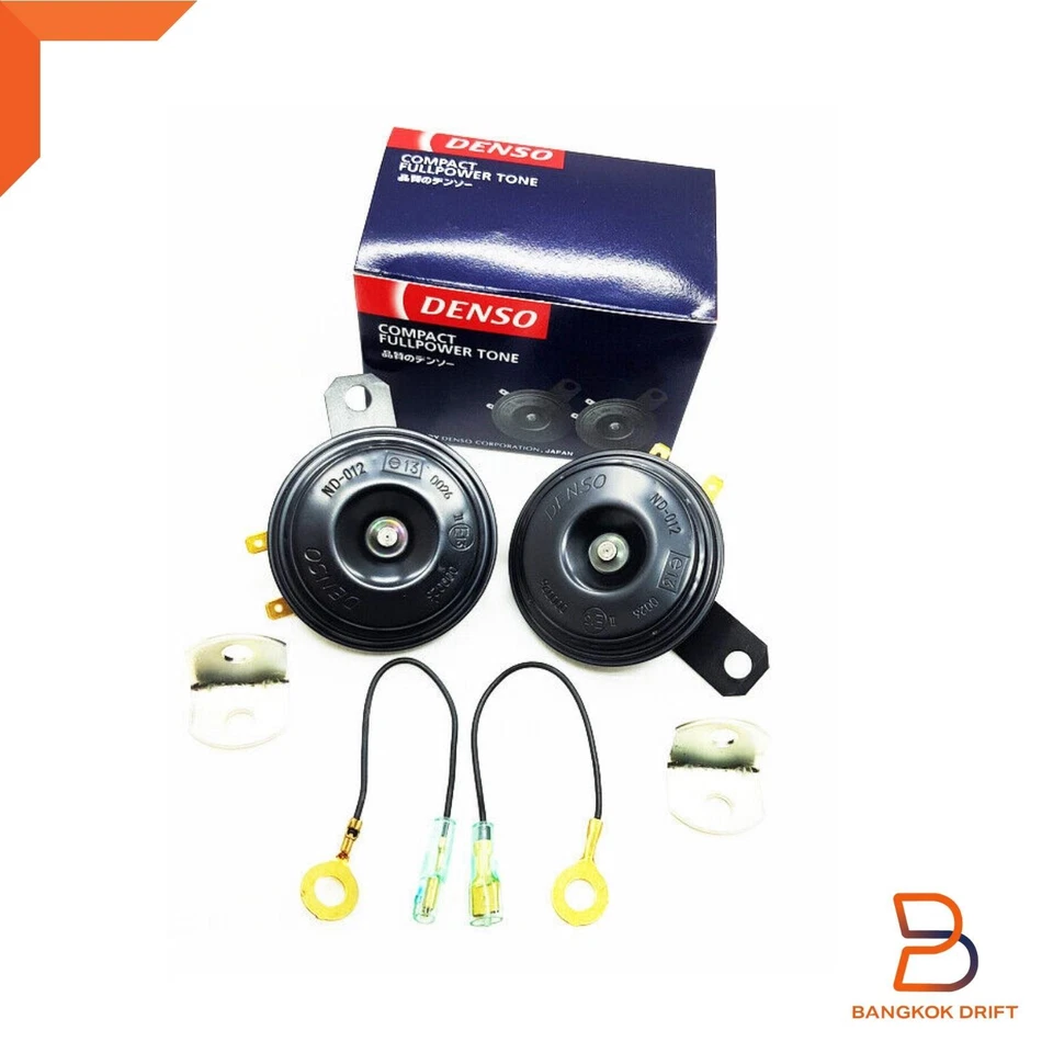 TOYOTA LAND CRUISER FJ40 FJ45 BJ40 BJ45 HJ40 HJ45 FJ55 VX80 DENSO HORN 12V PAIR - Image 4 of 4