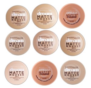 Maybelline Matte Mousse Colour Chart